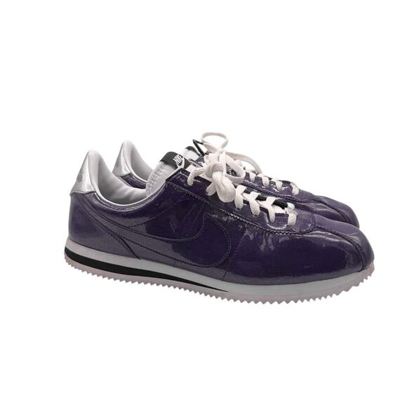 Nike Cortez 72‎ Basic Premium QS Purple White Silver Mens Size 12.5 - Picture 2 of 10